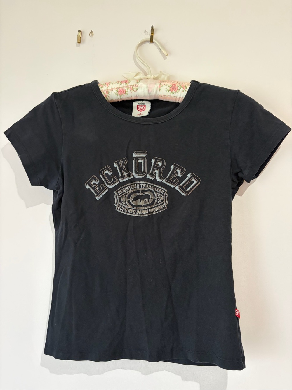 Ecko Unlimited Y2K Black Logo graphic Tee